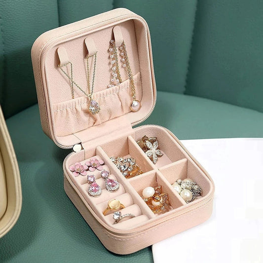 Mini Jewellery Organizer Box – Travel-Friendly Jewelry Storage Case